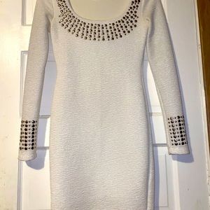 Hot Miami Styles White beautiful Dress.